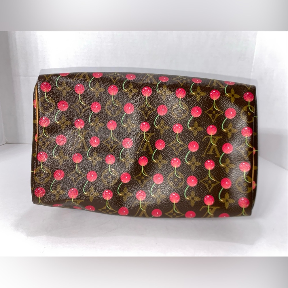 Louis Vuitton LV SPEEDY MONOGRAM CERISE BAG M95009 Cherry Murakami VGC PLS READ! - Picture 12 of 16